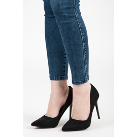 Seastar Černé vysoké podpatky černý 1