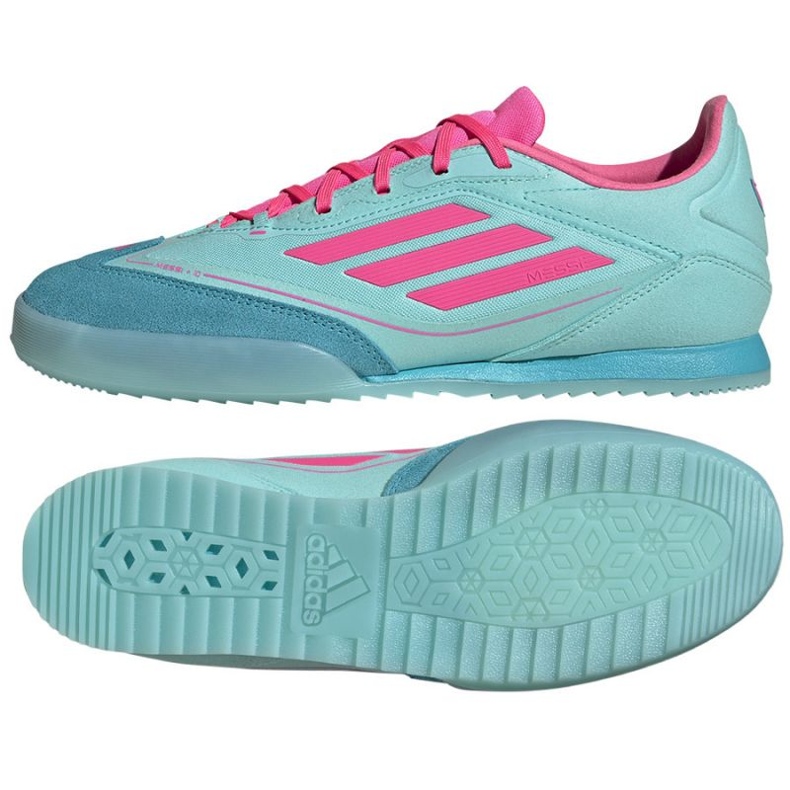Adidas F50 Freestyle Messi ve fotbalových botách JH8831 modrý 1