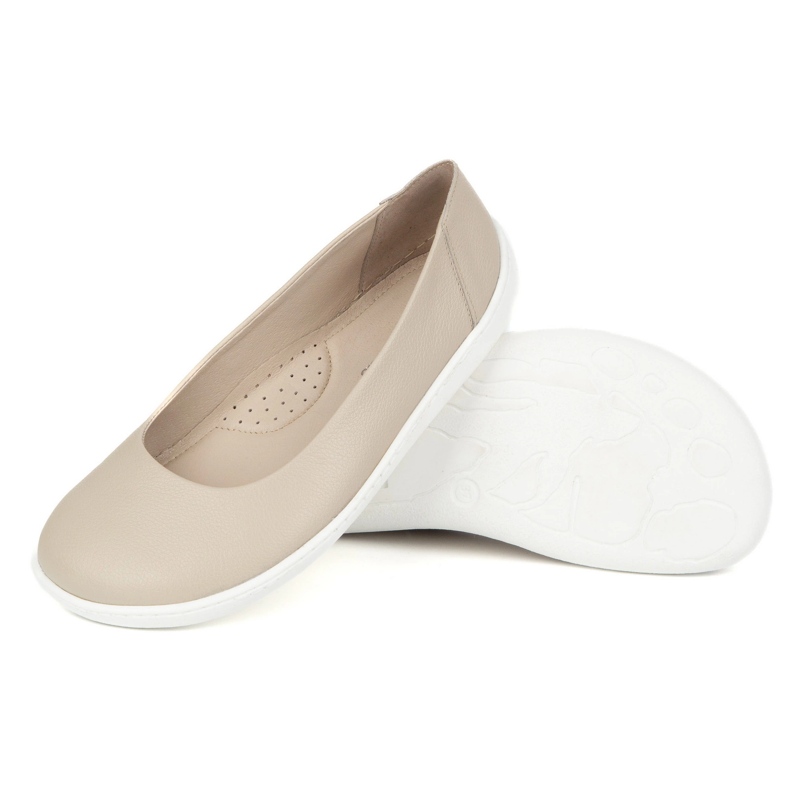 Olivier Minimalistické čerpadly naboso žen sklouzly 1771POL BEIGE béžový 1