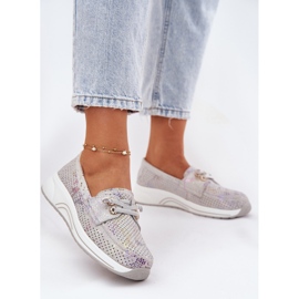 Semišové boty vyrobené z přírodní kůže na platformě Artiker 56C2104 šedá 2 Semišové boty vyrobené z přírodní kůže na platformě Artiker 56C2104 šedá 2