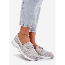 Semišové boty vyrobené z přírodní kůže na platformě Artiker 56C2104 šedá 1 Semišové boty vyrobené z přírodní kůže na platformě Artiker 56C2104 šedá 1