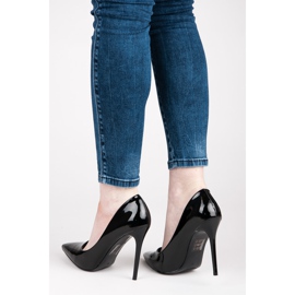 Seastar Sexy lakované podpatky černý 2