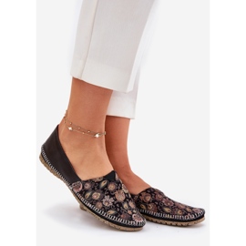 Kožená vzorovaná balerína Maciejka T1929-71 Černá 1 Kožená vzorovaná balerína Maciejka T1929-71 Černá 1
