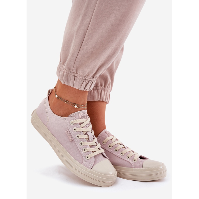 Big Star Dámská velká hvězda RR274732 Světle růžové tenisky růžový 1
