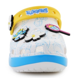 Crocs Smurfs Platform Flaps Clog 210822-90H bílý 2