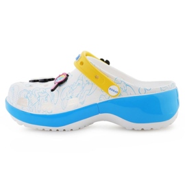 Crocs Smurfs Platform Flaps Clog 210822-90H bílý 4