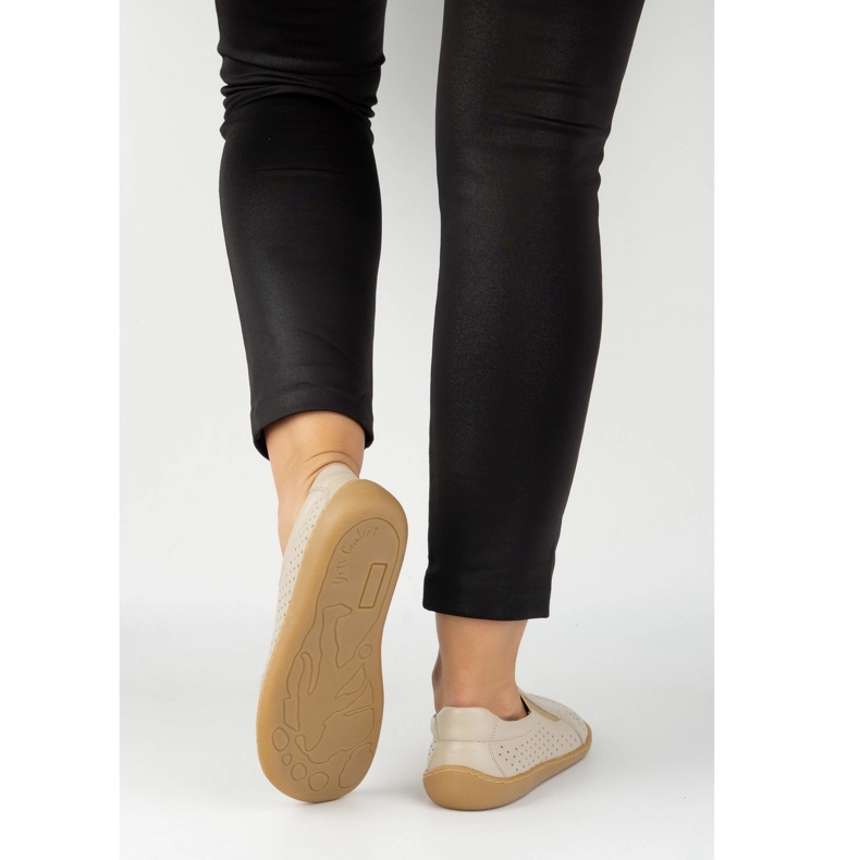 Olivier Dámské bosé minimalistické otevřené posouvání 1308POL BEIGE béžový 1