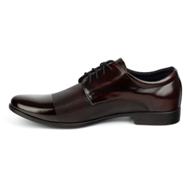 Olivier Elegantní kožená bota 271T2 Cherry červený 1
