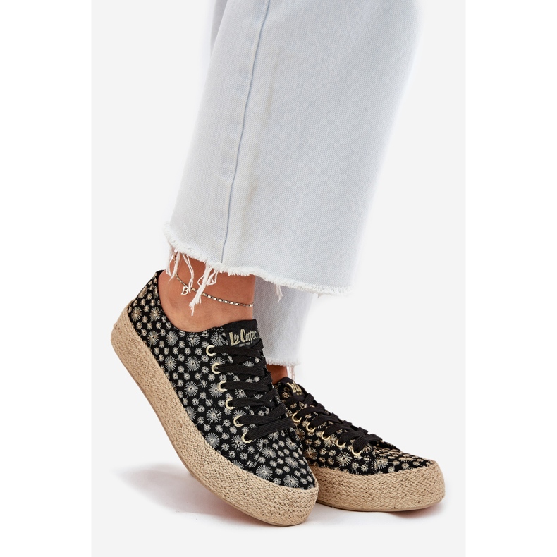 Patrouched Dámské tenisky na platformě s Lee Cooper LCW-25-08-3647L Black Braid černý 1