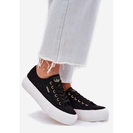Dámské tenisky s Lace Lee Cooper LCW-25-31-3439L Black černý 1