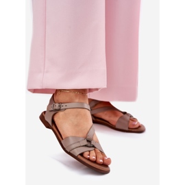 Zazoo 40182 Dámské sandály temné požehnání béžový 1 Zazoo 40182 Dámské sandály temné požehnání béžový 1