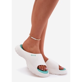 Big Star RR274A586 Dámské pěnové klapky bílý 1 Big Star RR274A586 Dámské pěnové klapky bílý 1