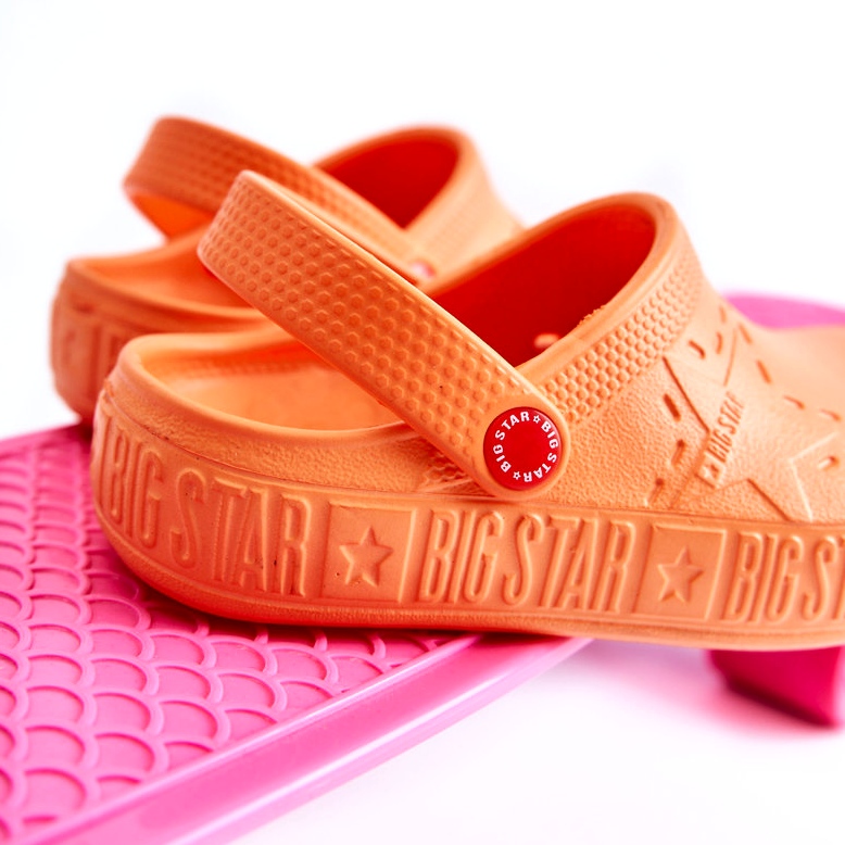Dětské lehké žabky Big Star II375008 Orange pomerančový 4