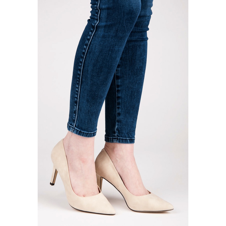 Vices Svěráky na semišových podpatcích hnědý 2