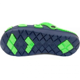 Dětské žabky Aqua-Speed ​​Silvi Jr Kol 48 Green Navy Blue modrý 3