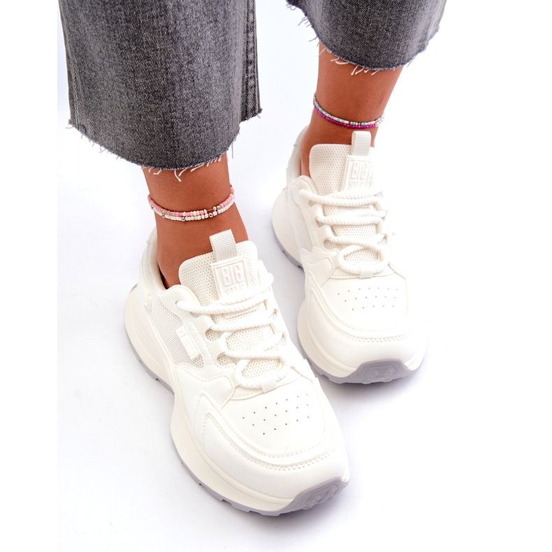 HI-POLY System Big Star Dámské Sneakers NN274A107 White bílý 2