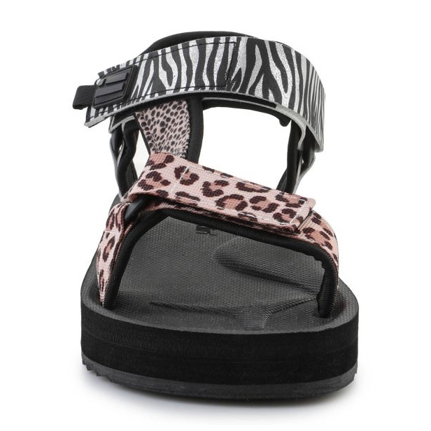 Sandály D.Franklin Forest High Strips Animal Print DFSH404002-ABLA černý 1