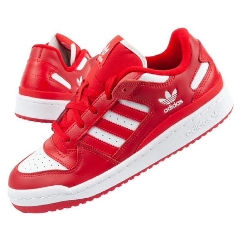 Sportovní boty Adidas Forum Low Cl U HQ1495 červené 1