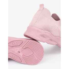 Růžové ponožky sportovní boty růžový 1