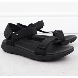 Pánské sandály Black Sumpcro Rieker 20850-00 černý 1