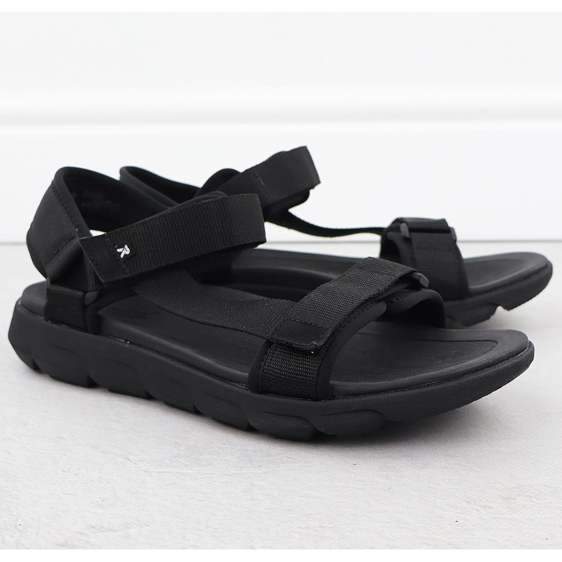 Pánské sandály Black Sumpcro Rieker 20850-00 černý 1