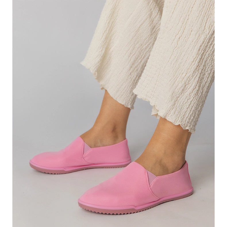 Pink Dámské skluz -up tenisky růžový 1