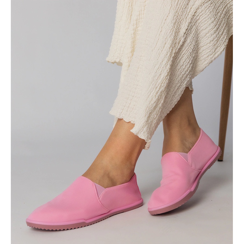 Pink Dámské skluz -up tenisky růžový 2