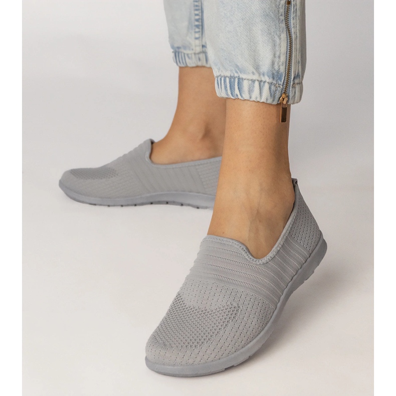 Šedé ženské tenisky šedá 1