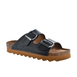 Dámské pantofle Big Star LL274477 Black černá 2 Dámské pantofle Big Star LL274477 Black černá 2