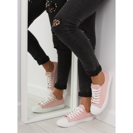Růžové dámské tenisky T-1717 Pink růžový 1