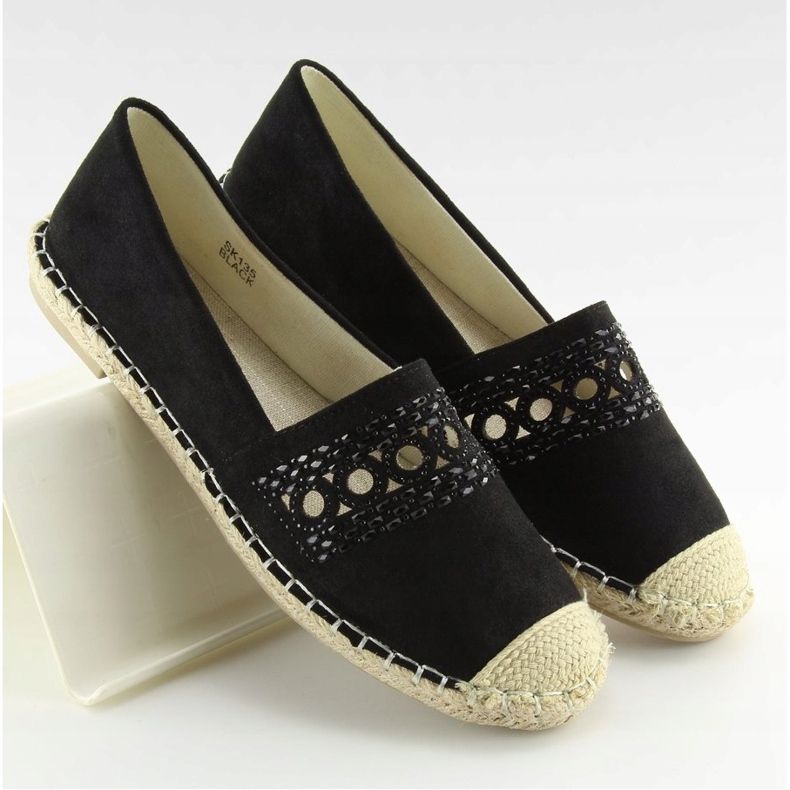 Černé dámské espadrilky SK135 Black černý 1