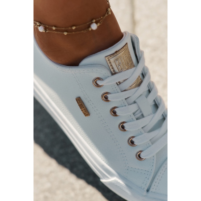 Dámské tenisky s ekologickou kůží Big Star RR274748 WHITE bílý 1