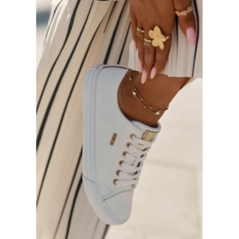 Dámské tenisky s ekologickou kůží Big Star RR274748 WHITE bílý 2