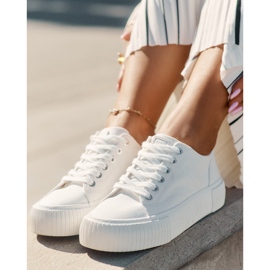 Big Star Dámské materiály tenisky Velká hvězda RR274405 Bílá bílý 2