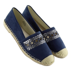 Námořnické modré espadrilky SK135 DK.BLUE námořnická modrá 2 Námořnické modré espadrilky SK135 DK.BLUE námořnická modrá 2