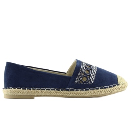 Námořnické modré espadrilky SK135 DK.BLUE námořnická modř 1