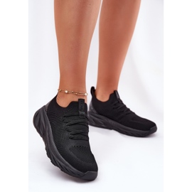 Slocked Lightweight Women Sports Shoes Big Star RR274A132 Hi-Polish System Black System černá 2