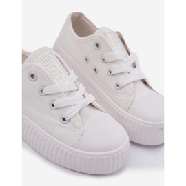 Big Star Velká hvězda RR374009 Białe Lace -Up tenisky bílý 2