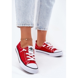 Materiál ženských tenisek Lee Cooper LCW-25-02-3298l červená červený 2