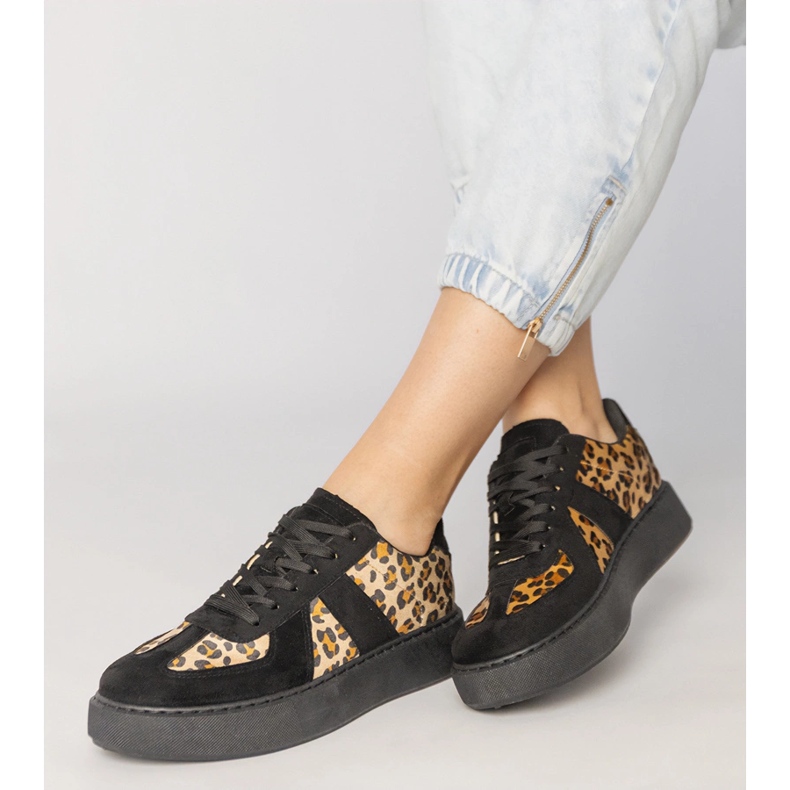 Dámské tenisky černé punčochy černý 2