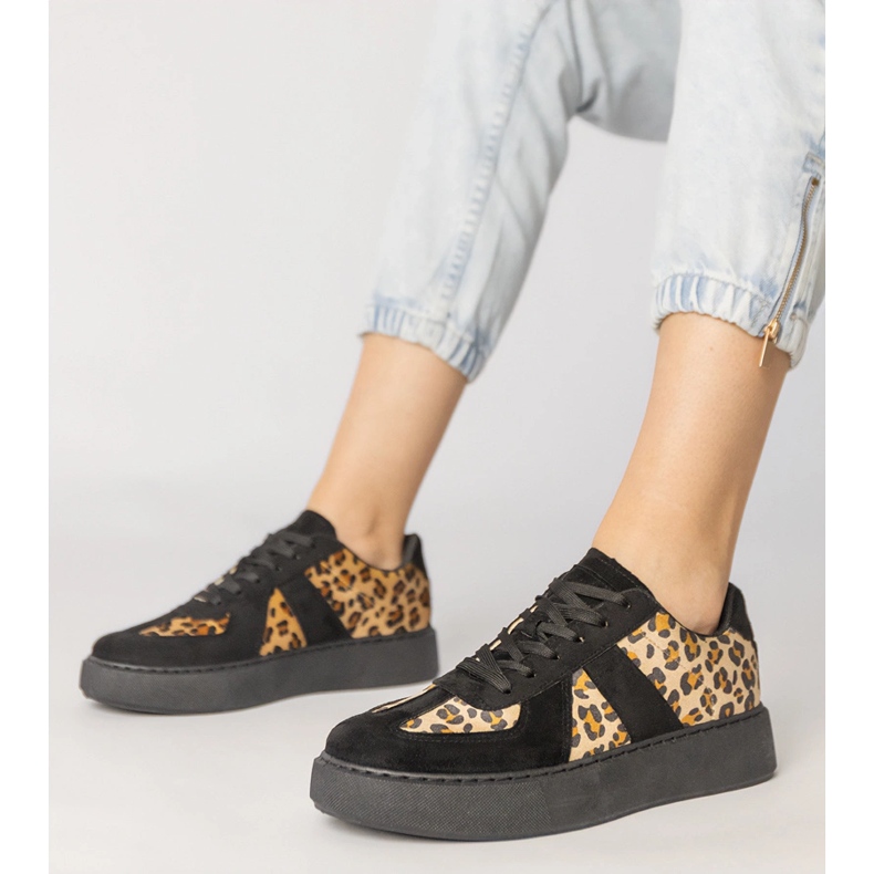 Dámské tenisky černé punčochy černý 1