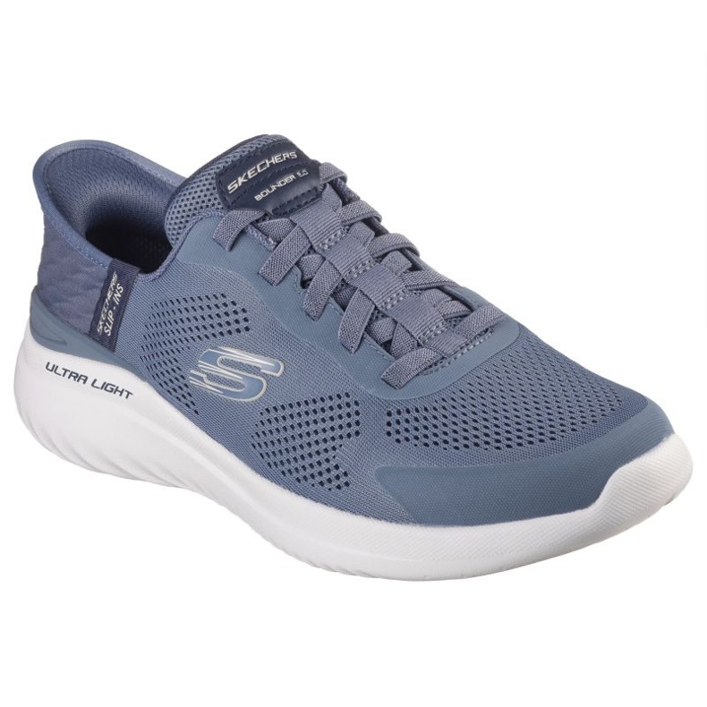 Skechers Slip-Inss Bounder 2.0 boty. Objevil 232459-SLT modrý 1