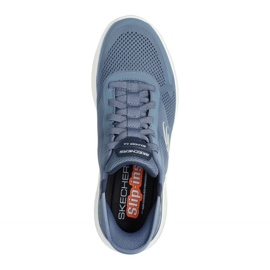 Skechers Slip-Inss Bounder 2.0 boty. Objevil 232459-SLT modrý 2