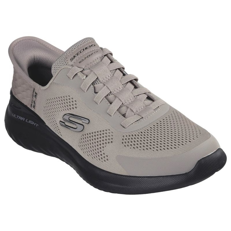 Skechers Slip-Inss Bounder 2.0 boty. Objevil se 232459-TPBK hnědý 1