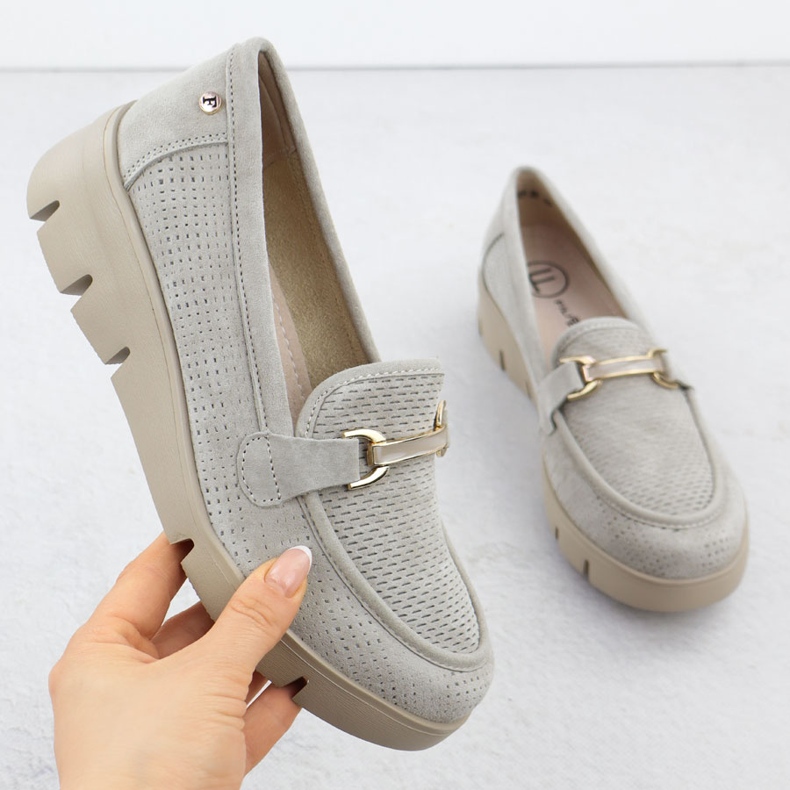 Dámské kožené boty pro svatby Filippo 7002 béžový 1 Dámské kožené boty pro svatby Filippo 7002 béžový 1