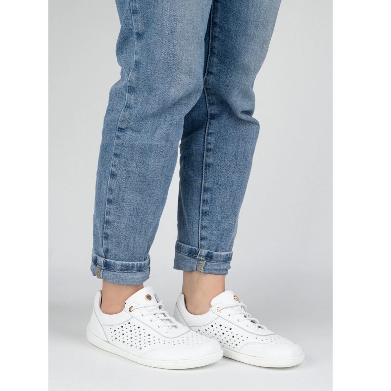 Olivier Bosé ženy minimalistické tenisky 1769Pol Openwork White bílý 1