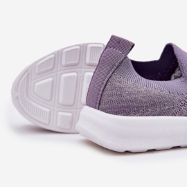 Dětská fialová sportovní bota vložená fialový 2