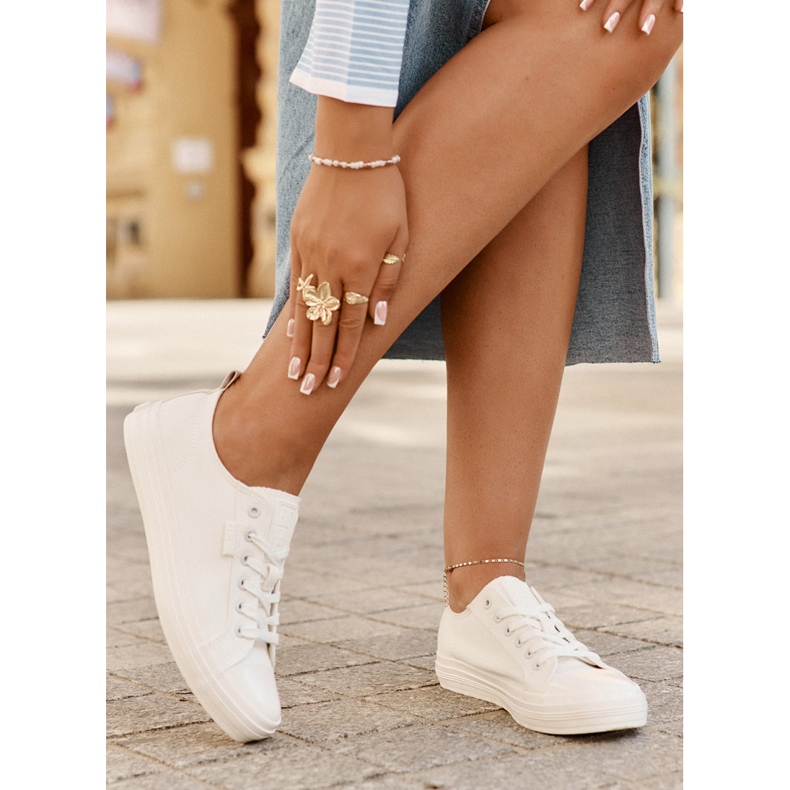 Big Star Dámská velká hvězda RR274730 bílých tenisek 2