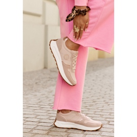 Dámské tenisky na platformě Big Star RR274489 Hi-Polish Pink System růžový 2