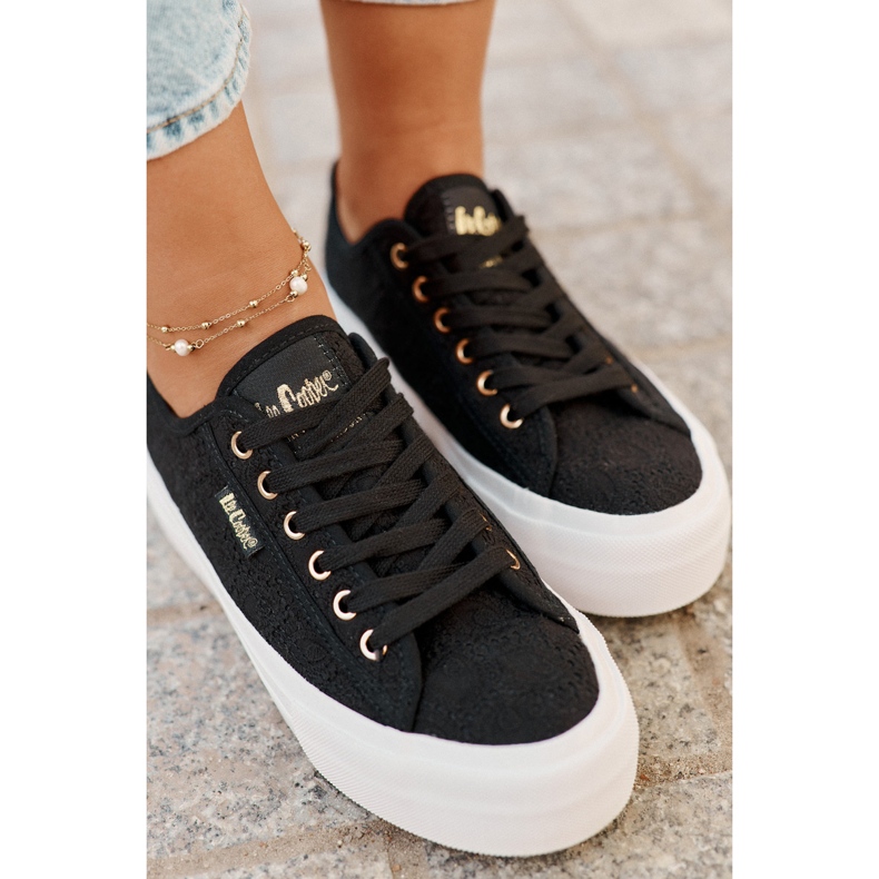 Dámské tenisky s Lace Lee Cooper LCW-25-31-3439L Black černá 2